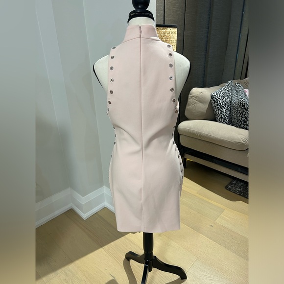 NWT Cinq A Sept Women’s Size 8 Ava Sleeveless Gromment Mock Neck Dress - Picture 3 of 6